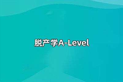 脱产学A-Level